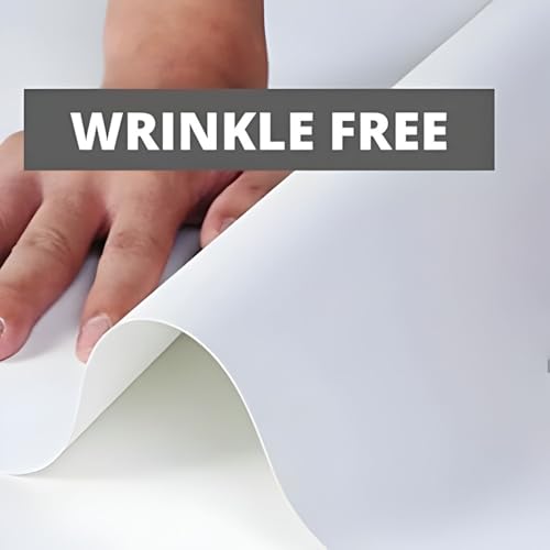 Image of SMILEDRIVE Photography Background Sheets, 60 x 120 cm, Grey & White | Waterproof, Wrinklefree, PVC Material