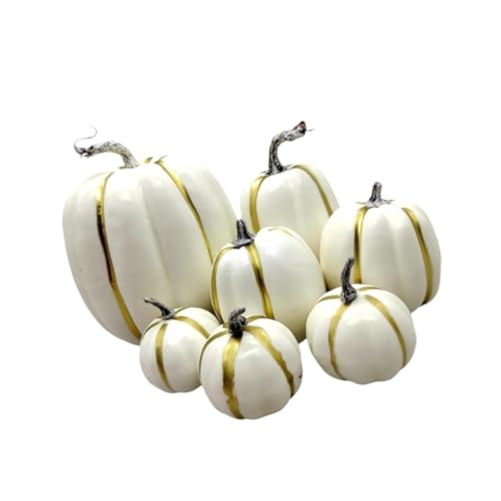 7X Foam Pumpkins Simple Crafts Artificial Pumpkins