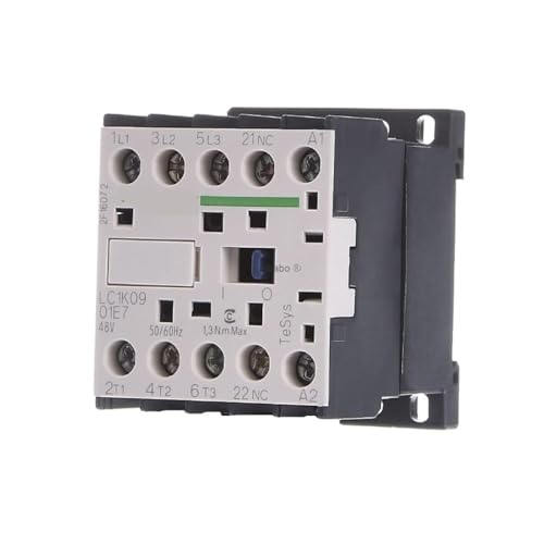 Contacteur 9A LC1K0901E7 avec bobine 48V et contact auxiliaire NF