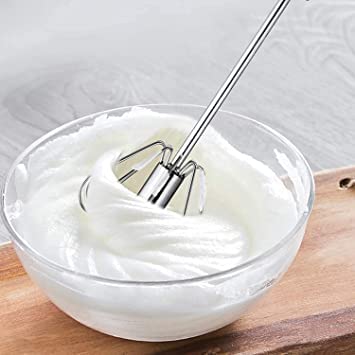 Ansawi Hand Blender Manual Power Free Stainless Steel Hand Push Whisk Blender for Home Tool for Egg Beater, Milk Frother, Mixer Stirrer, Blending, Beating, Stirring Lassi Whisking, /Butter Milk Mixer-picture-30