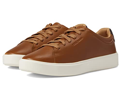 Cole Haan Men's Grand Crosscourt Traveler Sneaker, British Tan/Egret, 41.5-M EU