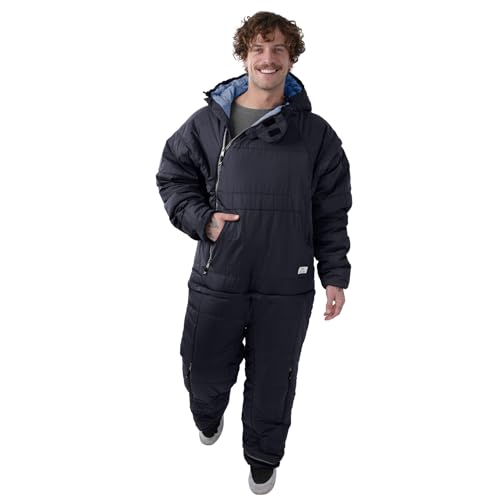 Selk'bag SWYTCH Bolsas de Dormir Convertible 2 en 1, Resistente al Agua, Para Camping y Viajes, Color Azul Midnight, Talla Large