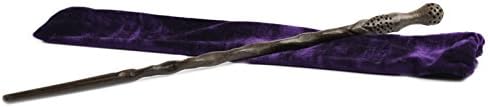 Fine Handcrafted Solid Wood Magic Wand for Witches and Wizards, The Erratic Dark Brown