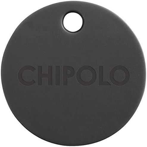 Chipolo Plus Smart Keyring Item Finder Bluetooth Tracker - Charcoal Black