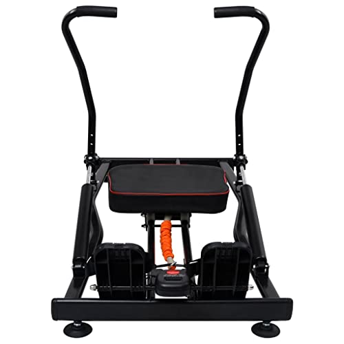 vidaXL Rudergerät 4 Stufen Hydraulik-Widerstand LCD-Display Rudermaschine Fitnessgerät Ruderzugmaschine Cardio… – Bild 3