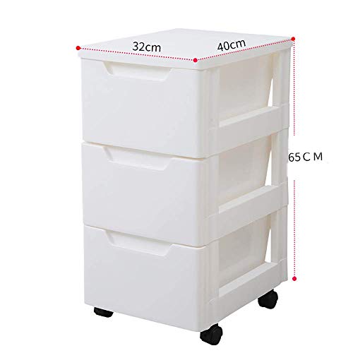 Meuble de rangement en bois massif multicouche avec tiroir plastique MU