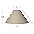 Burlap Empire Lamp Shade Rustic Fabric with Harp 6x19x12 (Spider) - Brentwood