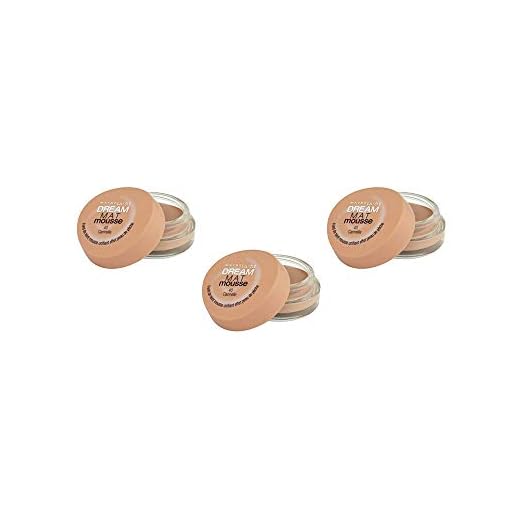 Maybelline New York Foundation dream matte mousse 40 Fawn, Sats med 3 (3 x 18ml)
