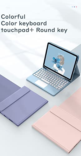 Clavier iPad 8e génération tactile pour travailler en déplacement rose foncé