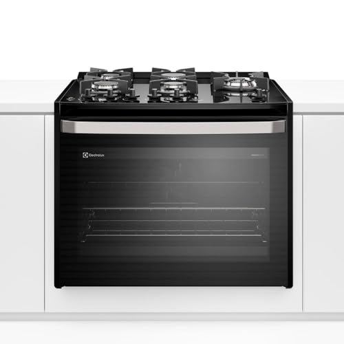 Fogão de Embutir Electrolux de 05 Bocas Experience com Mesa Vidro e Grill Preto - FE5EB (110V, Volts)