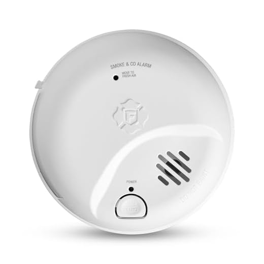 First Alert Combination Smoke & Carbon Monoxide Alarm, Battery Operated Detector with Test & Silence Button, SMICO100, 1-Pack