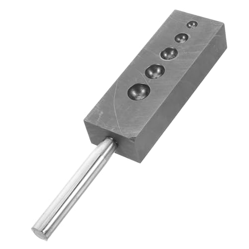 BEBEMOKO Graphite Sphere for Jewelry Casting Durable High Temperature Graphite Casting for Crafting Hemispheres and Balls Easy to Use