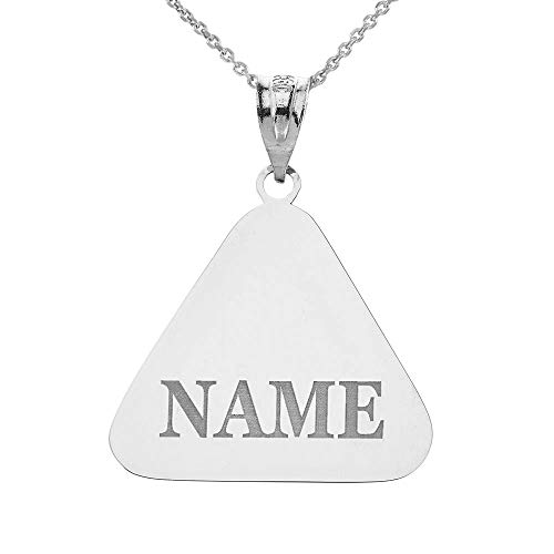 Claddagh Gold Fine 925 Sterling Silver Personalized Name Eight Ball Billiard Pool Cue Sports Pendant Necklace2