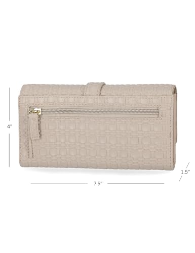 Image of Mundi File Master Womens RFID Blocking Wallet Clutch Organizer With Change Pocket
