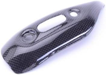 Bestem 100% Carbon Fiber Exhaust Collector Guard for Ducati Monster 696 796 1100 Plain Weave