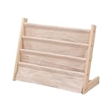Pitycbo Librero Infantil Organizador de Libros para Niños Estantería de Madera para Juguetes Muebles de Almacenamiento para Libros Infantiles Rack Expositor, 60x30x50CM