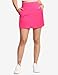 THE GYM PEOPLE Women's Golf Skort Tennis High Waist Lightweight Athletic Casual Skirts Built-in Shorts with 4 Pockets Bright Pink
