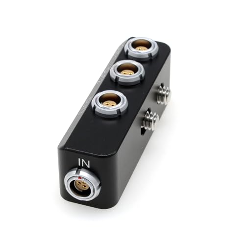 Caja de control HangTon Fischer de 3 pines 24V para Sony Venice y ARRI Alexa divisor triple RS