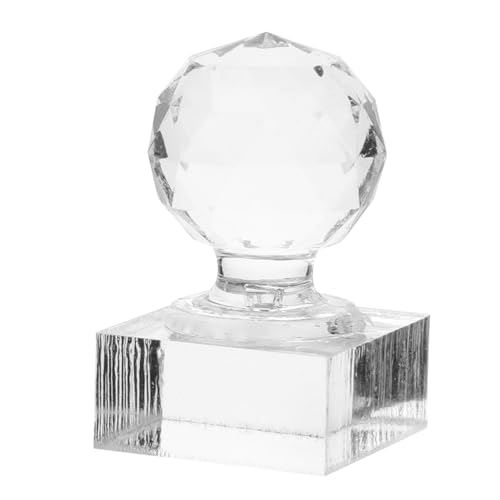 Ipetboom plato de sombra de ojos maquillaje en polvo Estampador de polvo compacto Prensa de rubor base Sello estampador de sombras de ojos estampadora de polvo prensado Acrílico Transparent
