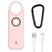 Version Mise à Niveau) Alarme Personnelle De Poche Porte-clés 130 DB Alarme De Panique D'autodéfense Avec Lampe LED Pour Femmes, Enfants, Filles, Personnes âgées
