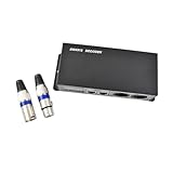 Le décodeur DMX-512 à 4 canaux convertit le signal de contrôle DMX en signaux de contrôle de couleur pour les bandes LED RVB et RGBW 12 V et 24 V. Fonctionne en mode autonome ou connecté à une console DMX-512.