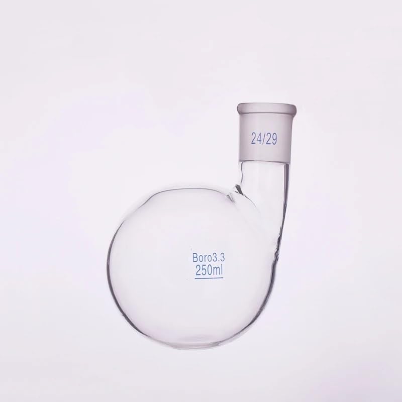Pallone a Fondo Tondo con Bocca obliqua Standard Singolo, 250 ml, 300 ml, 500 ml, 1000 ml, 2000 ml, 3000 ml, 24/29, Bottiglia smussata a Bocca Singola(2000mL)