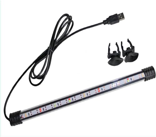 BigTron LED Aquarium Lighting, Waterproof RGB Fish Tank Light Multicolor Underwater Crystal Glass Lights (Blue White 18cm) - Image 4