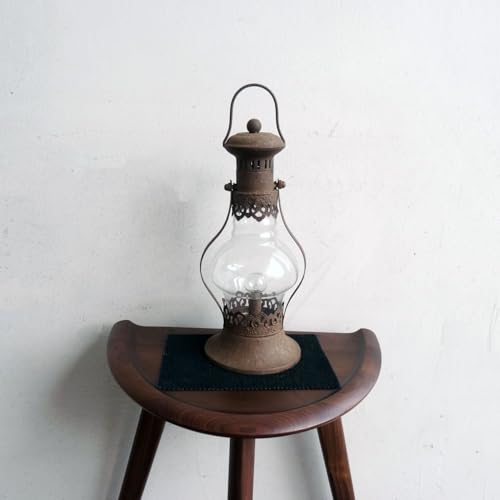 ウッドギャラリー樹 ヴィンテージランプ B ランタン 灯り LED 電池式 アンティーク風 (B)