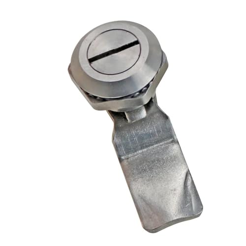 Serrure à languette en acier inoxydable Serrure triangulaire à quatre coins Serrure en S Serrure de poubelle extérieure Boîte de distribution Serrure de porte d'armoire 1 pièces(MS705-D)