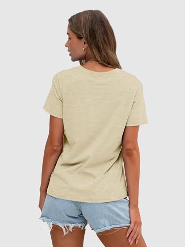 Image of Anbech Womens Dandelion Graphic T-Shirts Teen Girls Cute Sunflower Print Casual Tee Tops
