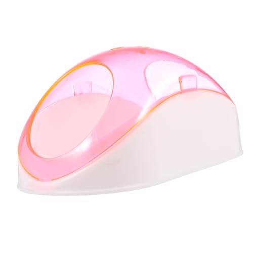 Yardwe Small Pet Bathing Chinchilla Hamster Bathtub Filter Scoop for Easy Cleaning