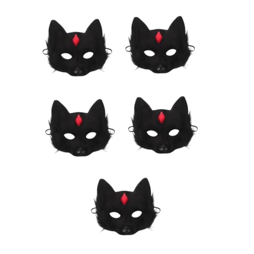 Masque chat confortable et doux en peluche Healvian pour réussir votre cosplay d'Halloween