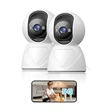 【 2台セット・フルカラー暗視・2.4Gと5GWiFi対応】GUOANVISIONペットカメラ見守りカメラ ベビーモニター みまもりカメラ 300万画素防犯カメラ スマートカメラ 355° PTZ首振り ペット/ベビー/高齢者見守りインドア/玄関/店 ベビーモニター監視カメラ 24時間録画 オートフォーカスとズーム 警報通知 双方向会話 遠隔操作 SDカードに対応 3年保証