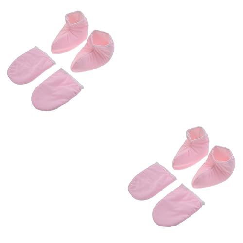 Bain de cire pour spa et gants isolants pour cire de paraffine thermique mains 4 paires