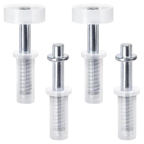 Kit de Herrajes para Clóset 16 piezas Rueda guía superior y pivote para puerta plegable miniatura 1