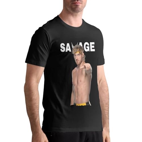 Logan Actors Paul Mens Shirt Short Sleeves Casual Cotton Crew Neck Tops Tee Soft Shirts2