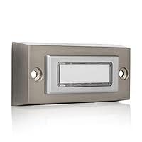 Byron DBW-21036 Universal-Klingelknopf aus Metall - 2-Draht-Installation