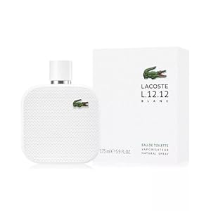 Lacoste L.12.12 Blanc Classic Eau de Toilette Spray for Men 5.9 oz