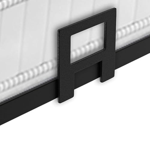 Fixations ressorts pour matelas en fer noir : support robuste antidérapant - 6