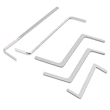 SpaceWings 5-Pack Z-Shaped Small Wrench Set, Stainless Steel Hand Tools - Ideal for Repairs, DIY Projects,Suit for Mobile Phones/Cars/Electronic Products