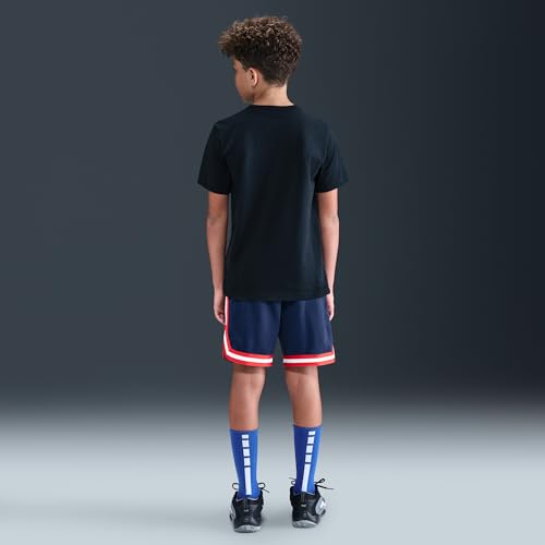 Nike Dri-FIT DNA Big Kids' (Boys') Basketball Shorts (Midnight Navy/White)4