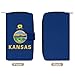 Kansas Flag Fashion Wallet Credit Card Holders Large Wristlet Handheld Coin Pockets