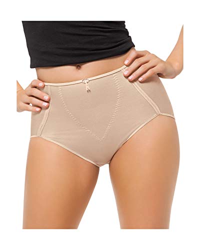 Leonisa Braga Mujer Pack 2 Reductora Abdomen -Bragas Faja Alta Moldeadora sin Costura Cover
