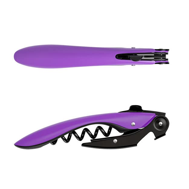 Koala Spain High Tech Two-Stroke Corkscrew, Patented Automatic Tab, Violet - Image 4