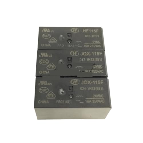 Relais HF115F JQX115F 5V 12V 24V pour réparer carte de chaudière en panne