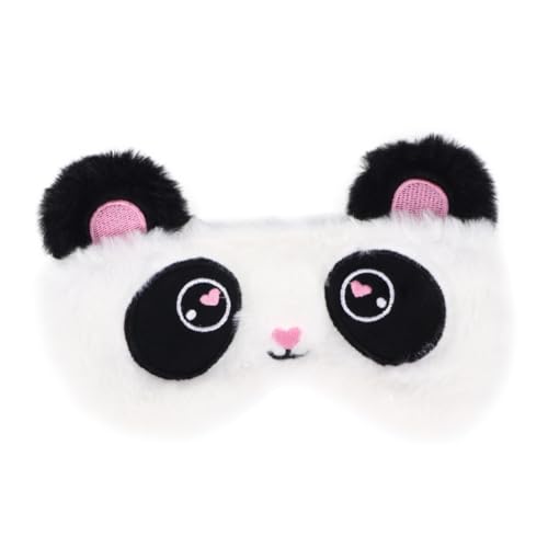 TOKIDNY 熊猫デザイン 睡眠用アイマスク 目隠し ブラックアウトアイマスク 快適なブラフォールド 女性 女の子向け 光遮断 薄手 ユニコーンデ