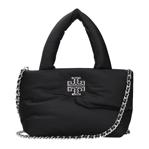 セール☆Tory Burch！Britten Nylon Puffy Mini Tote Tory Burch Britten Nylon Puffy Mini Tote Bag Black Converts
