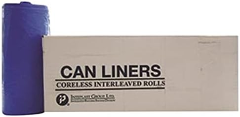 Inteplast Group IBSBR3043XHVB 30 x 43 in. Low Density Liner, Blue - 150 Per Case