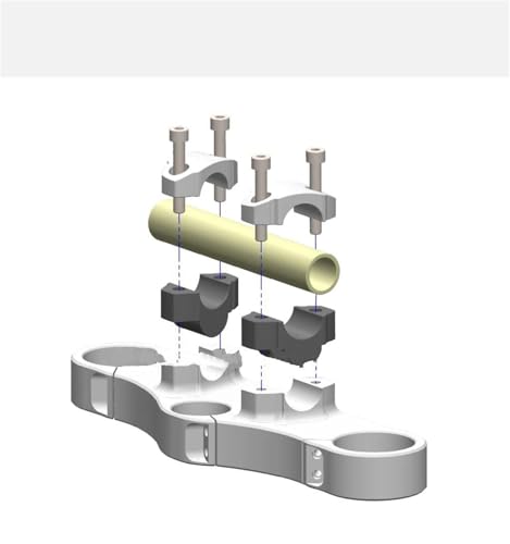Abrazadera Elevadora de Manillar para Evitar Dolor de Espalda en Yamaha Niken 3