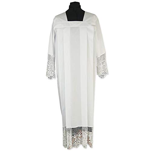 Buy Traditional Priest Alb with pleats, White Alb, Albs for Priest, Catholic Alb, Liturgical